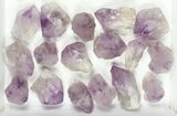 Lot: / to Cut Base Amethyst Crystals - Pieces #80977-3
